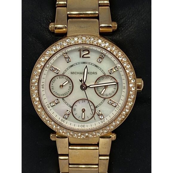 Michael Kors Parker MK5616 Womens Stainless Steel Analog Dial Quartz Watch MP872 - Picture 2 of 12